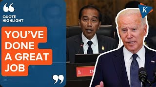 Saat Joe Biden Puji Jokowi atas Penyelenggaraan KTT G20