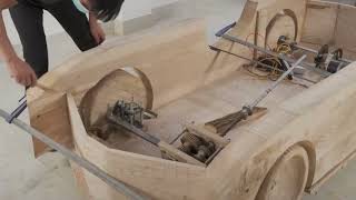 how to make a car by wood | make a car by wood very easy | wooden car | lakri ki car kasy banian