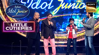 Sukhwinder Singh ने मिलाए 'Dil Haara' पर Anmol के साथ सुर | Indian Idol Junior | Little Cutiepies