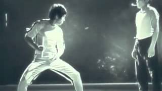 Bruce Lee martial art   lighting matches with nunchaku   Nok