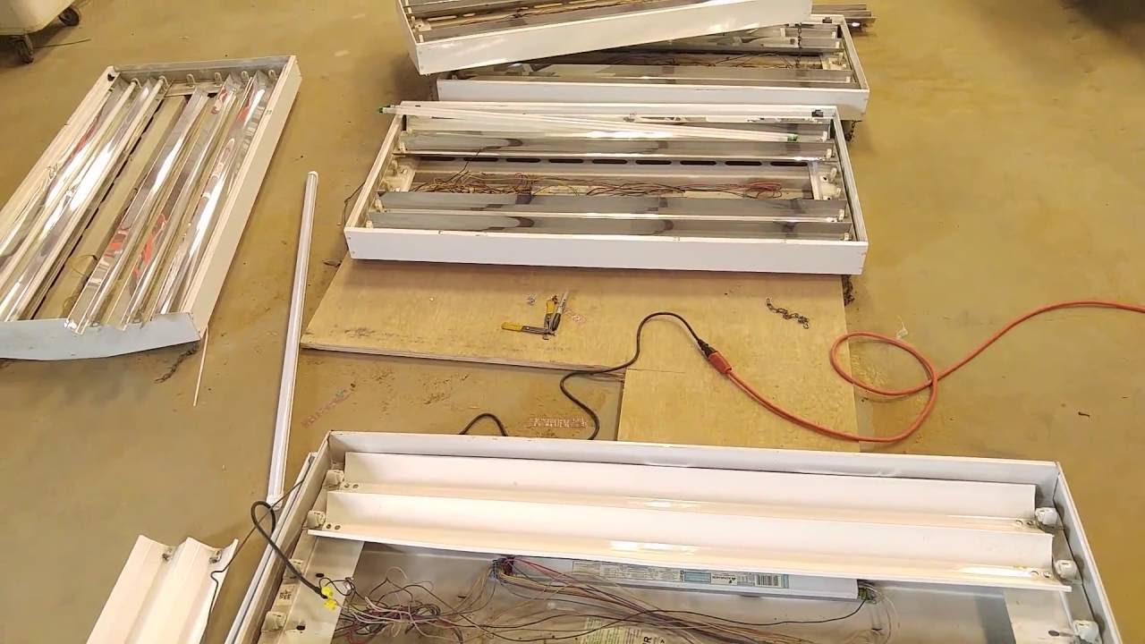 How To Rewire Fluorescent Fixture For Led