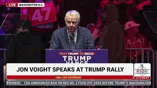 FULL SPEECH: Jon Voight Speaks at Inauguration Eve Trump Rally in Washington D.C. - 1/19/25