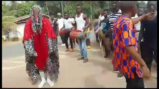 Ojeh Society Opening Ceremony In Mambolo, Sierra Leone West Africa