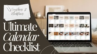 Content Calendar Creation: The Ultimate Content Calendar Checklist