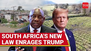 South Africa Introduces New Law Despite Trump's Fund Cut Threat; 'Historic Injustice Must End'