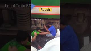 Spring suspension of train bogie repair. #repair #wheel #damage #pakistan #india #Bangladesh #broken