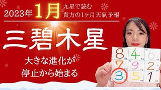 2023年1月三碧木星さん運勢！！焦りは禁物😊変化で進化していく時🌹🤗