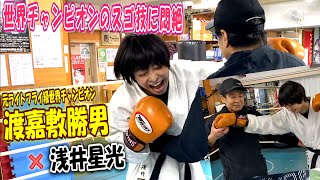 【スゴ技】世界チャンピオンのスゴ技で悶絶！元ライトフライ級世界チャンピオン渡嘉敷勝男×浅井星光