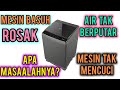 Mesin Basuh Air tak berputar, tak bergerak