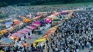 【京都イベント】2022亀岡花火大会　昼から晩まで人だかり｜人山人海2023.8.11（人潮篇）