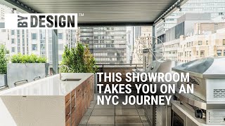 A showroom designed to reflect a journey through NYC