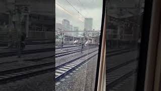 【雨の東海道新幹線東京駅発車・2024年7月】 #shorts #shinkansen #bullettrain #japan #百石元