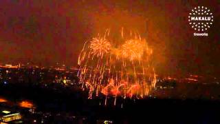 (4K) Novoroční ohňostroj PRAHA 2016 - Dron | New year pyromusical PRAGUE 2016