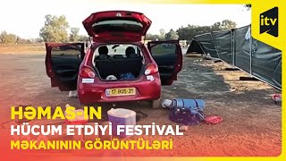 HƏMAS-ın hücumu nəticəsində mindən çox şəxsin öldüyü festival məkanının görüntülərireuters