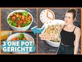 3 EINFACHE & LECKERE ONE POT Gerichte in unter 20 MINUTEN 🌱