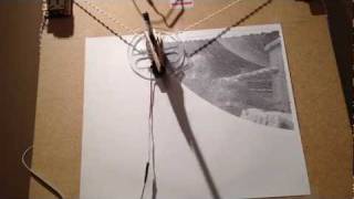 Time Lapse Drawing Machine "Polargraph" - Family Pic (half done)