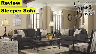 Alenya Queen Size Sleeper Sofa w/ 2 Throw Pillows Review - Signature Design by Ashley