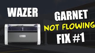 Wazer Waterjet Garnet Not Flowing Issue #1