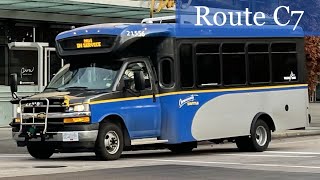 TransLink Community Shuttle Route C7 - Edmonds Station to Royal Oak Station - October 26, 2019