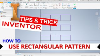 Inventor How To Use Rectangular Pattern Sketch