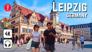 LEIPZIG - Germany 🇩🇪 4K Walking Tour Historic Center | Zentrum, Markt