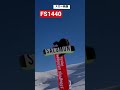 fs1440 in slow motion 🇨🇭saas fee フロントサイド1440 スロー映像　 snowboarding snowboard スノーボード