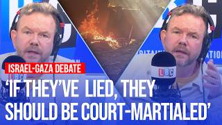 James O'Brien challenges caller to provide evidence of Israeli accountability | LBC
