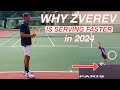 Zverev Changed His Rhythm & is Serving Better Than Ever | Here is How