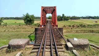 ট্রেনের ইঞ্জিনের সামনে বসে ট্রেন ভ্রমণ |  Riding infront of Loco.