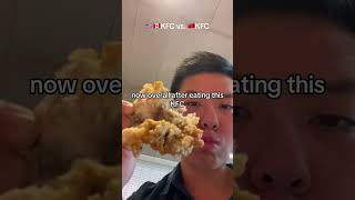 KFC in Canada v/s China #kfc #chicken #foodie #canada #review #trending #tiktok #youtube