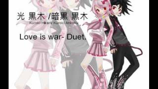 【Twinsloid】  Love is war-Hikari/Ankoku Kuroki 【FANMADE】