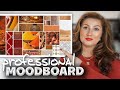 How to create an interior design moodboard LIKE A PRO! MY MOODBOARD PROCESS / InDesign tutorial