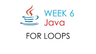 For Loops | Computer Programming 2 (Java)
