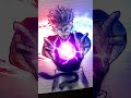 drawing gojo launching hollow purple on mahoraga glowart animedrawing anime penart