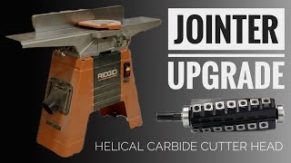 Tool Time Tuesday: Helical Carbide Cutter Head for my 6” Ridgid Jointer