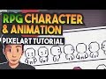 CHARACTER & ANIMATION Top down RPG (Pixel Art Tutorial)