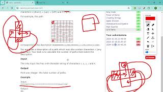 grid paths cses solution