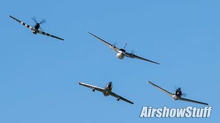 Bob Hoover Tribute Formation and Missing Man - EAA AirVenture Oshkosh 2017