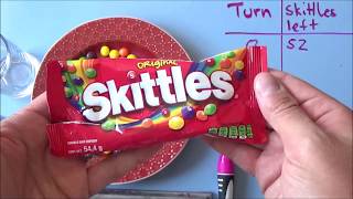Modelling radioactive decay - with skittles