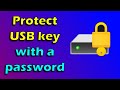 How to protect USB drive with a password