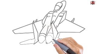 How to Draw a Jet Easy Step By Step Drawing Tutorials for Kids – UCIDraw