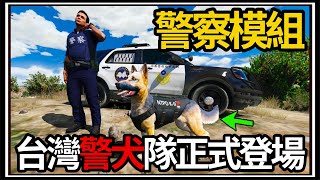 【阿杰】GTA5台灣警犬隊👮🐺!! 狗狗跑起來超快🚂!! 犯人直接被撲倒🥺?? (GTA V LSPDFR)