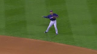 MIL@COL: Arcia makes a nice throw to retire Arenado