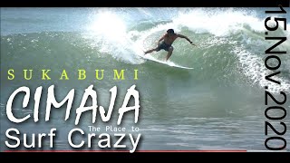 CIMAJA Surfing - Swell on 15 Nov, 2020 Side:A \