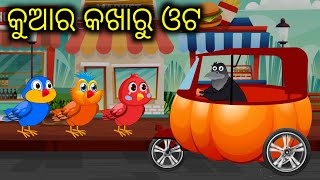 କୁଆର କଖାରୁ ଓଟ| Odia Gapa | Odia Moral Story | Aaima Kahani | Tiki Chadhei Gapa | Odia Birds Story