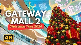 The Holiday Magic is Here at GATEWAY MALL 2! | Christmas Tour 2024 | 4K | Araneta City, Cubao