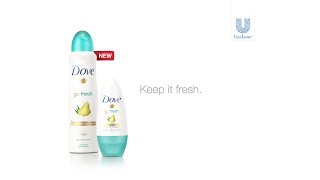 Introducing New Dove Go Fresh Pear \u0026 Aloe Vera anti-perspirant deodorant