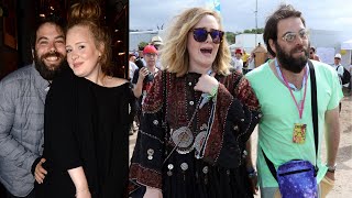 Adele gets support from ex-husband Simon Konecki and their son Angelo