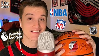 [ASMR] 1 Hour of Relaxing Whispering About Sports (nba, nfl, football)