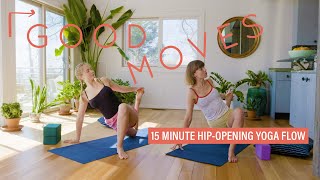 15 Minute Hip Opening Yoga Flow | Good Moves | Well+Good